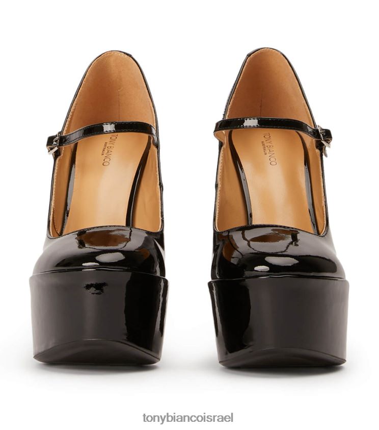 עקבי פלטפורמה | נשים פטנט שחור Tony Bianco נעלי עקב של ג\ימי 8BNR8T17